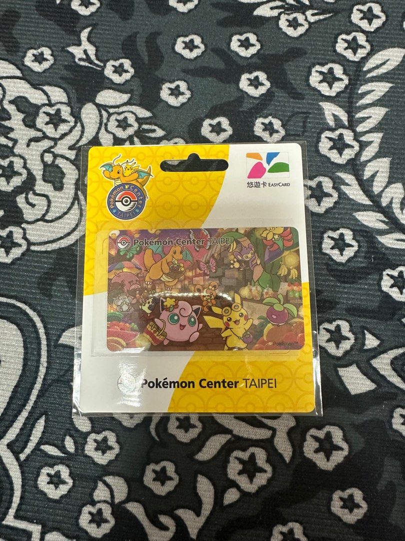 寶可夢Pokémon Center TAIPEI 開幕紀念特典卡牌包神奇寶貝悠遊卡