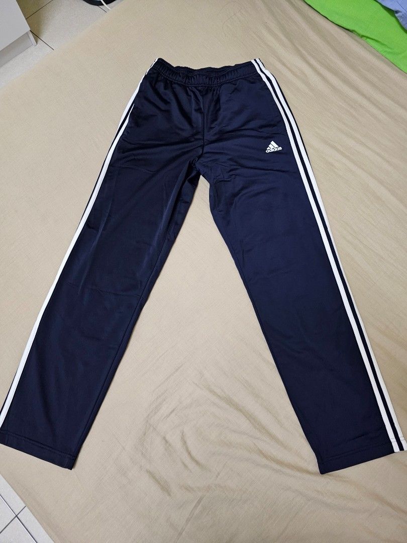 ADIDAS PRIMEGREEN ESSENTIALS WARM-UP OPEN HEM 3-STRIPES TRACK PANTS, Men's  Fashion, Bottoms, Trousers on Carousell