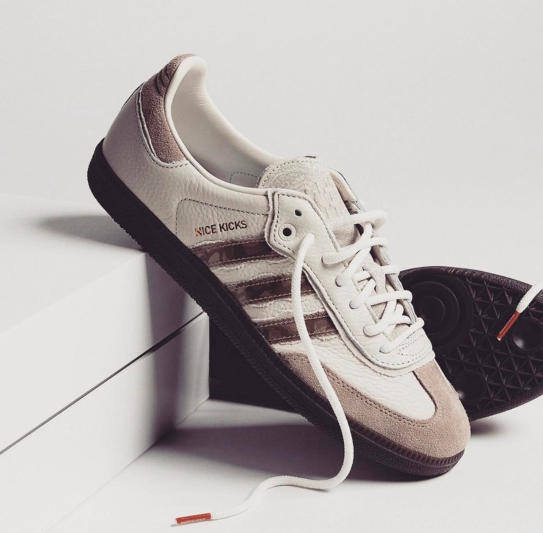 Adidas Samba Nice Kicks Talc Brown, Women's Fashion, Footwear, Sneakers on  Carousell