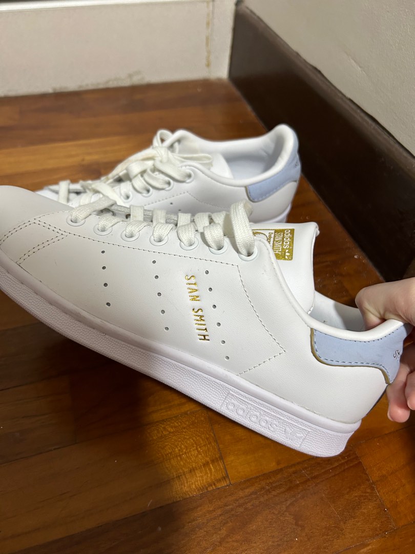Light blue stan smiths hot sale