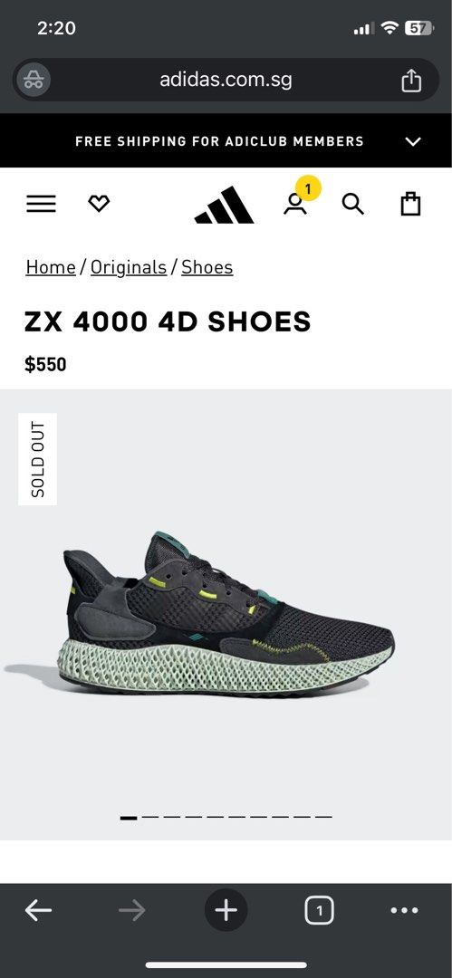 Adidas shop zx 4d