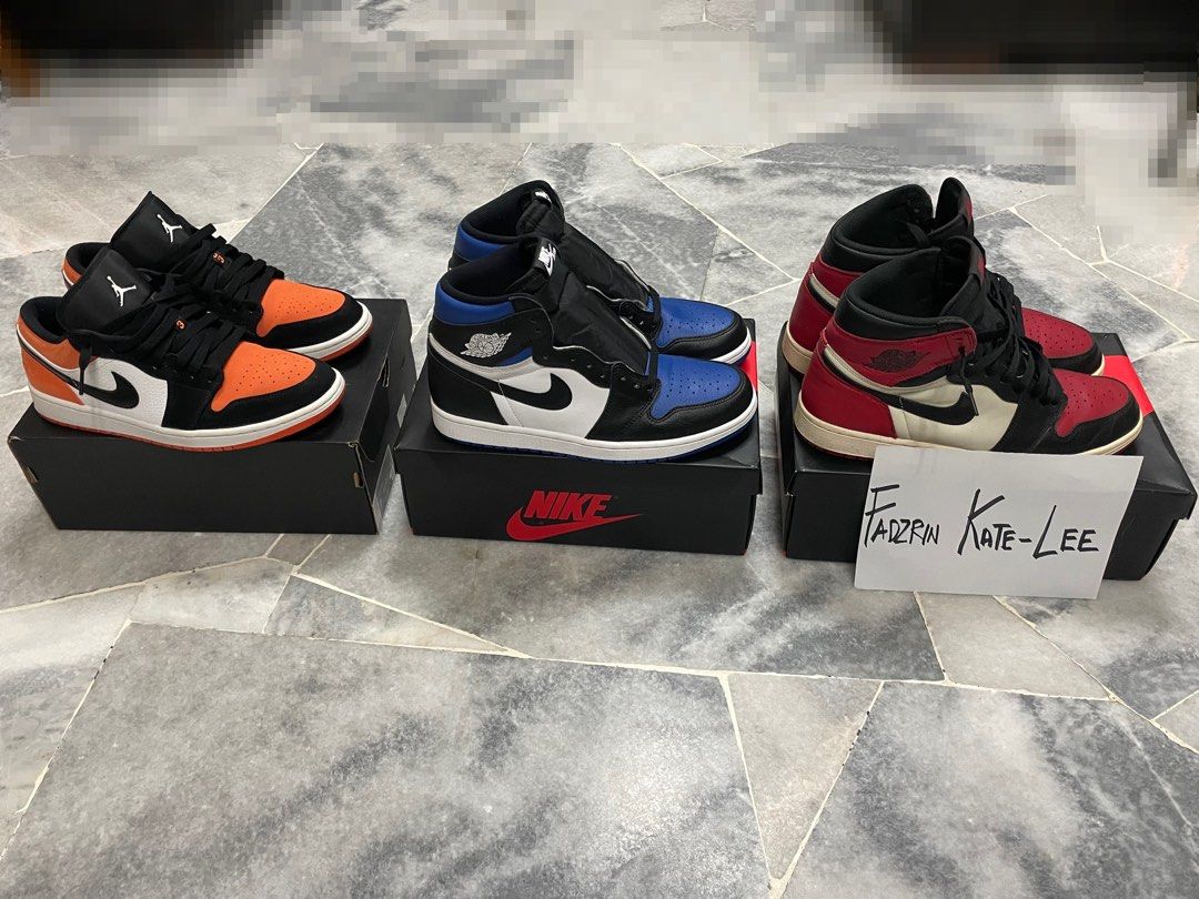 AJ1 High Bred Toe, AJ1 High Royal Toe (BNDS), AJ1 Low SBB