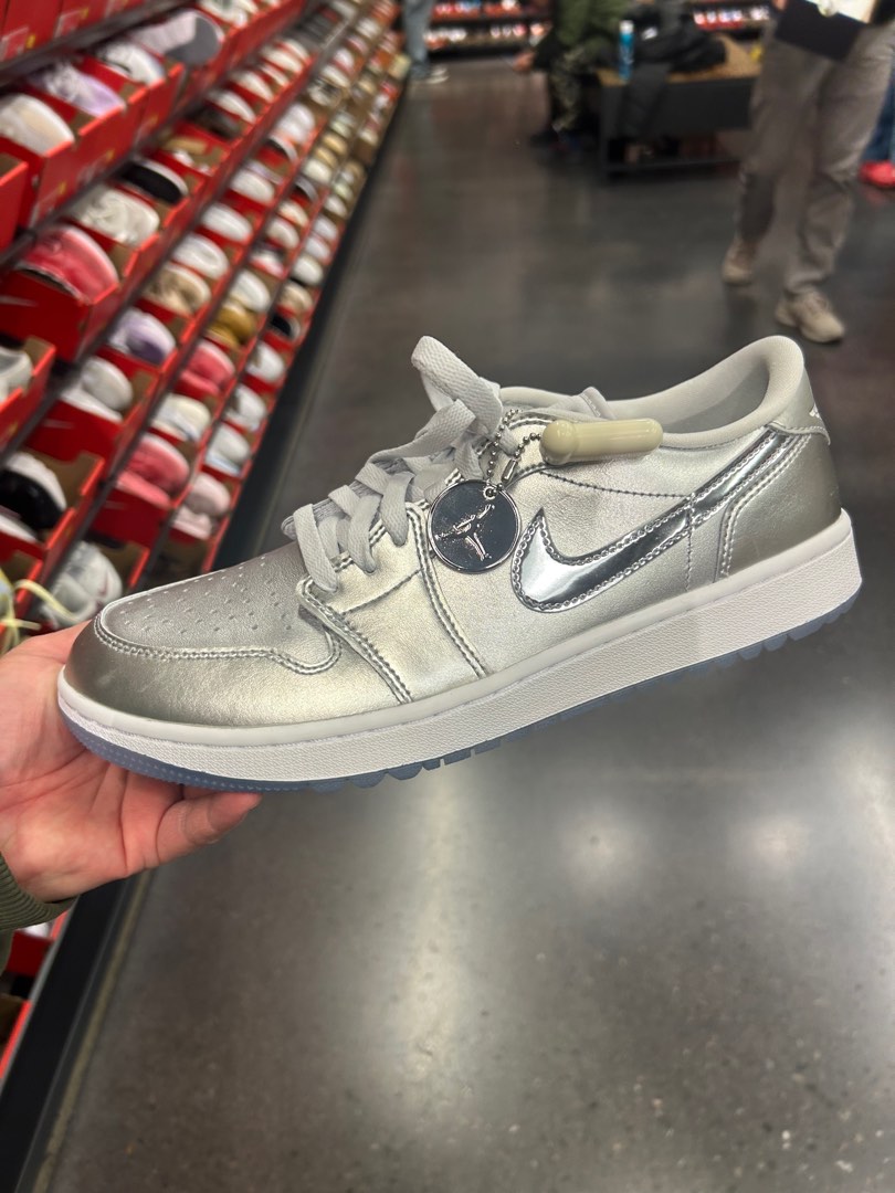 AJ 1 LOW GOLF NRG SILVER EXCLUSIVE OPEN TO TRADES