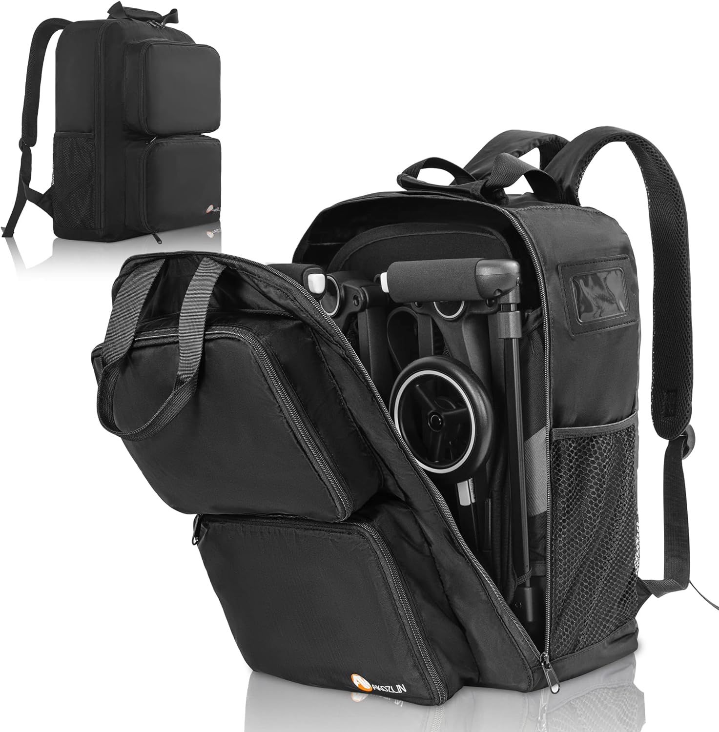 AKOZLIN Foldable Stroller Travel Bag Backpack Compatible for Gb