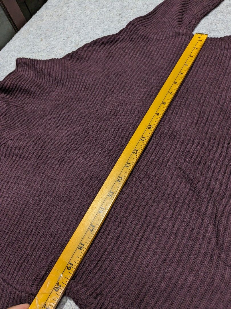 ALLSAINTS Eloise Funnel Neck Dress Knitted Knit Sweater Jumper Burgundy Red Size XS Women s Fashion Dresses Sets Dresses on Carousell