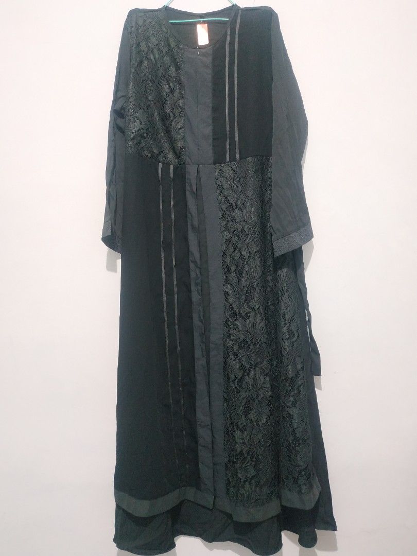 ALVI DRESS ABAYA TURKI ABAYA HITAM Fesyen Wanita Muslim Fashion Gaun di Carousell