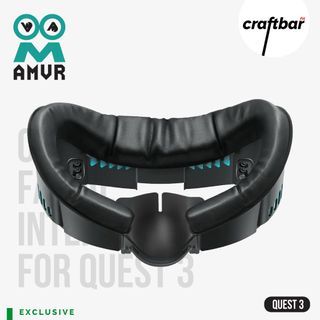 AMVR Upgraded 3-in-1 Facial Interface for Meta Quest 3 (v2)