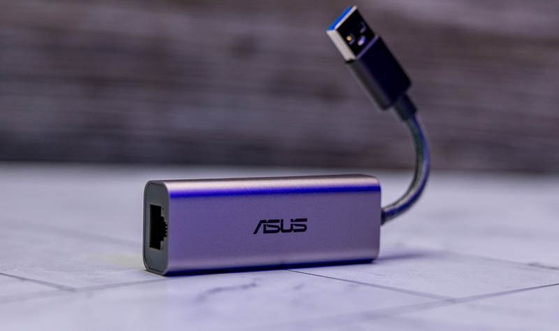ASUS USB Type-A 2.5G Base-T Ethernet Adapter with backward ...