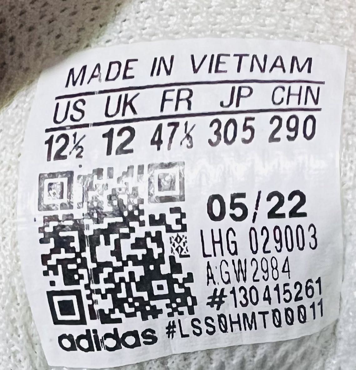 Adidas us return policy qr code hot sale