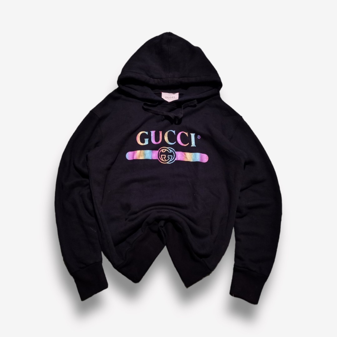 Authentic Gucci Hoodie Jacket, Men's Fashion, Activewear on Carousell