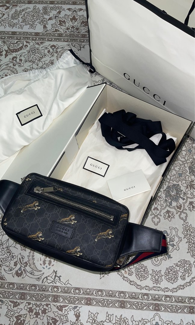Gucci bestiary belt bag hot sale with tigers