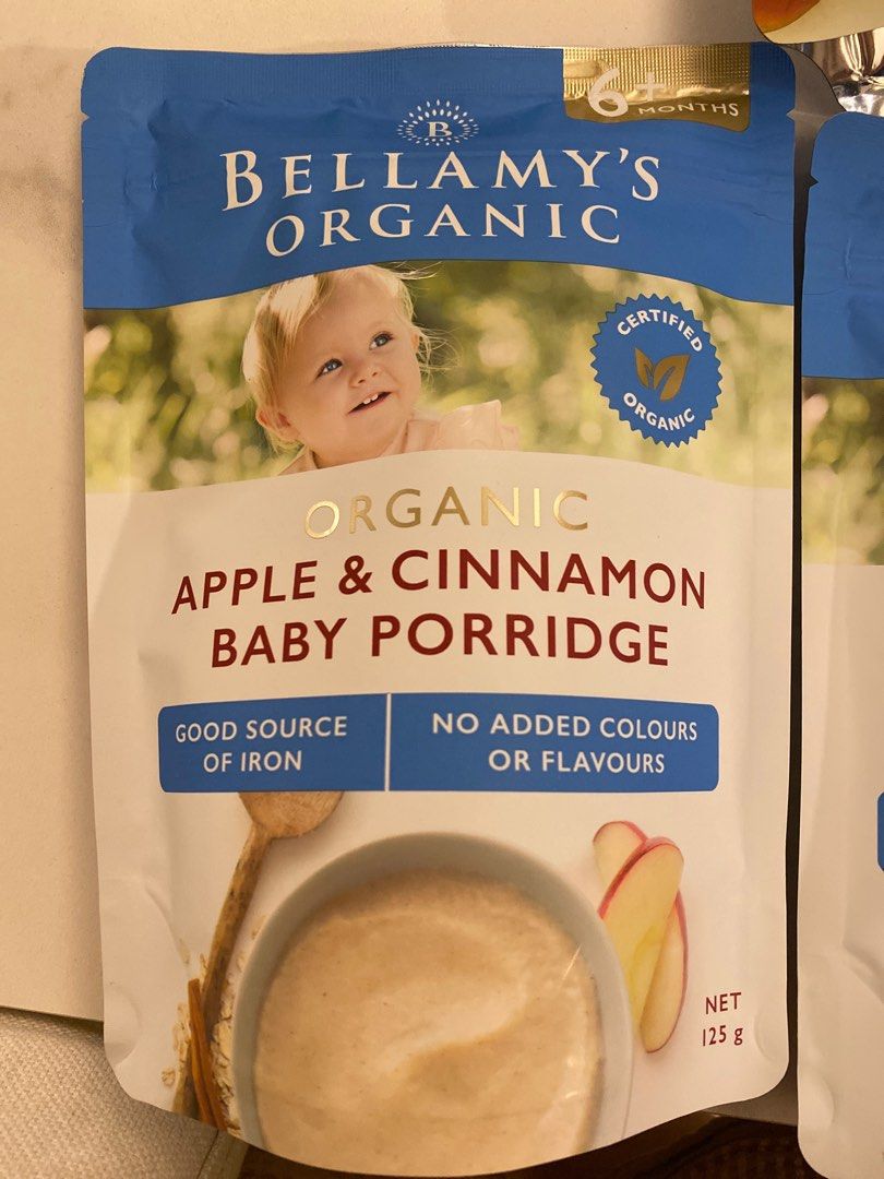 Bellamy apple discount cinnamon porridge