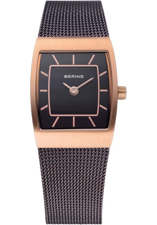 Bering Women s Classic Brown Dial Rose Gold Watch