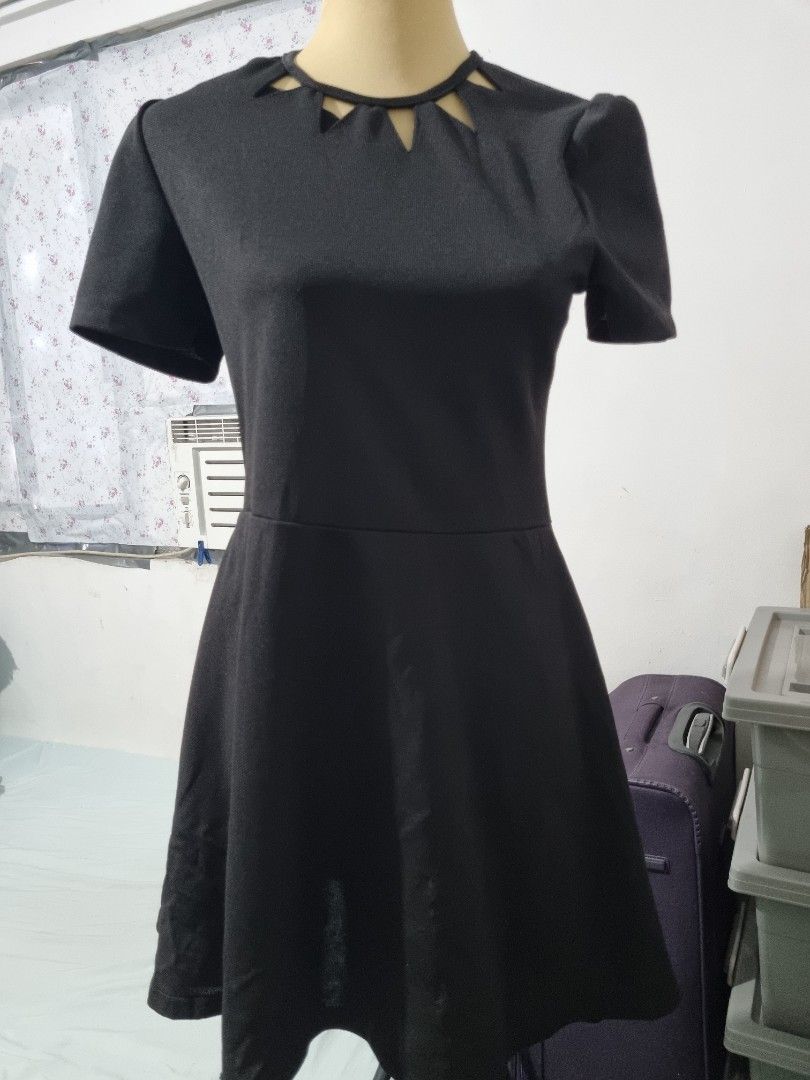 Black above the knee dress, Women's Fashion, Dresses & Sets, Dresses on ...