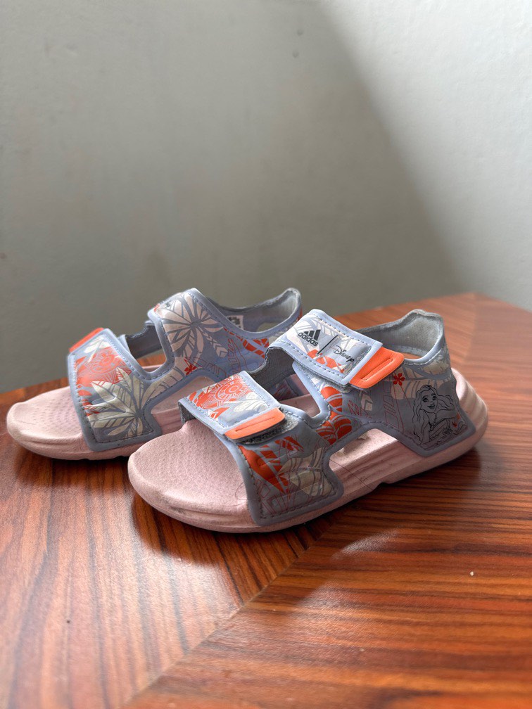 Adidas Altaswim Disney Moana girls Sandals Size 7K Babies Kids