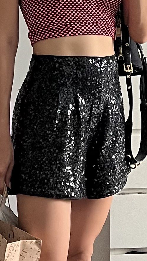 Glitter shorts online