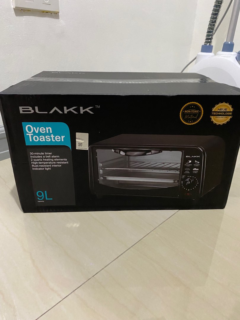 Blakk 9L oven toaster, TV & Home Appliances, Kitchen Appliances, Ovens