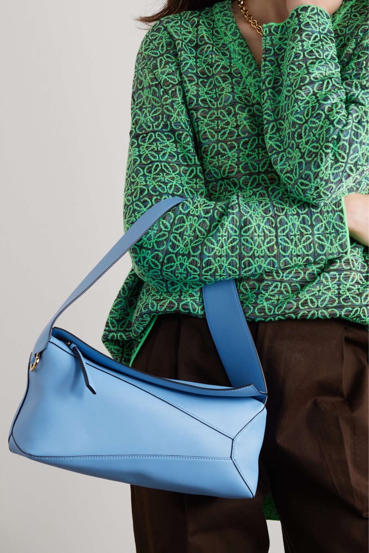 Puzzle bag stone blue store