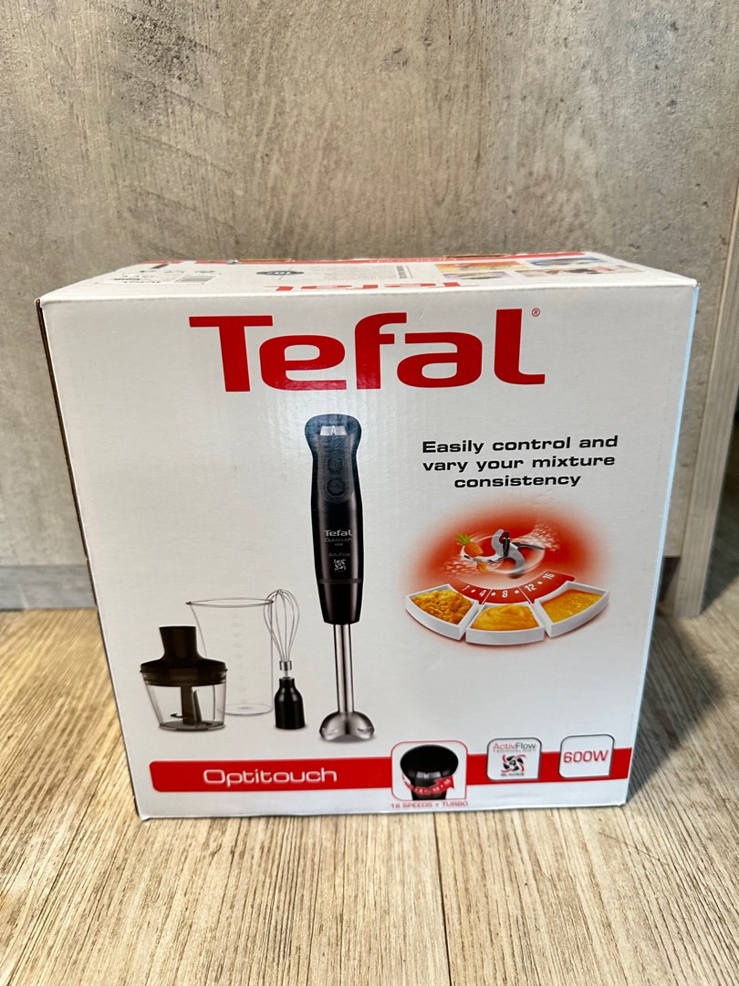 [BNIB] Tefal Optitouch Hand Blender 600w, TV & Home Appliances, Kitchen ...