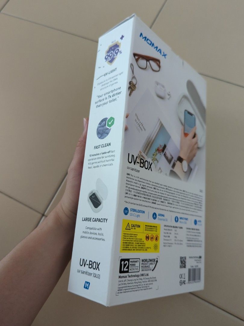 BNIP Momax UV box, Mobile Phones Gadgets, Other Gadgets on Carousell