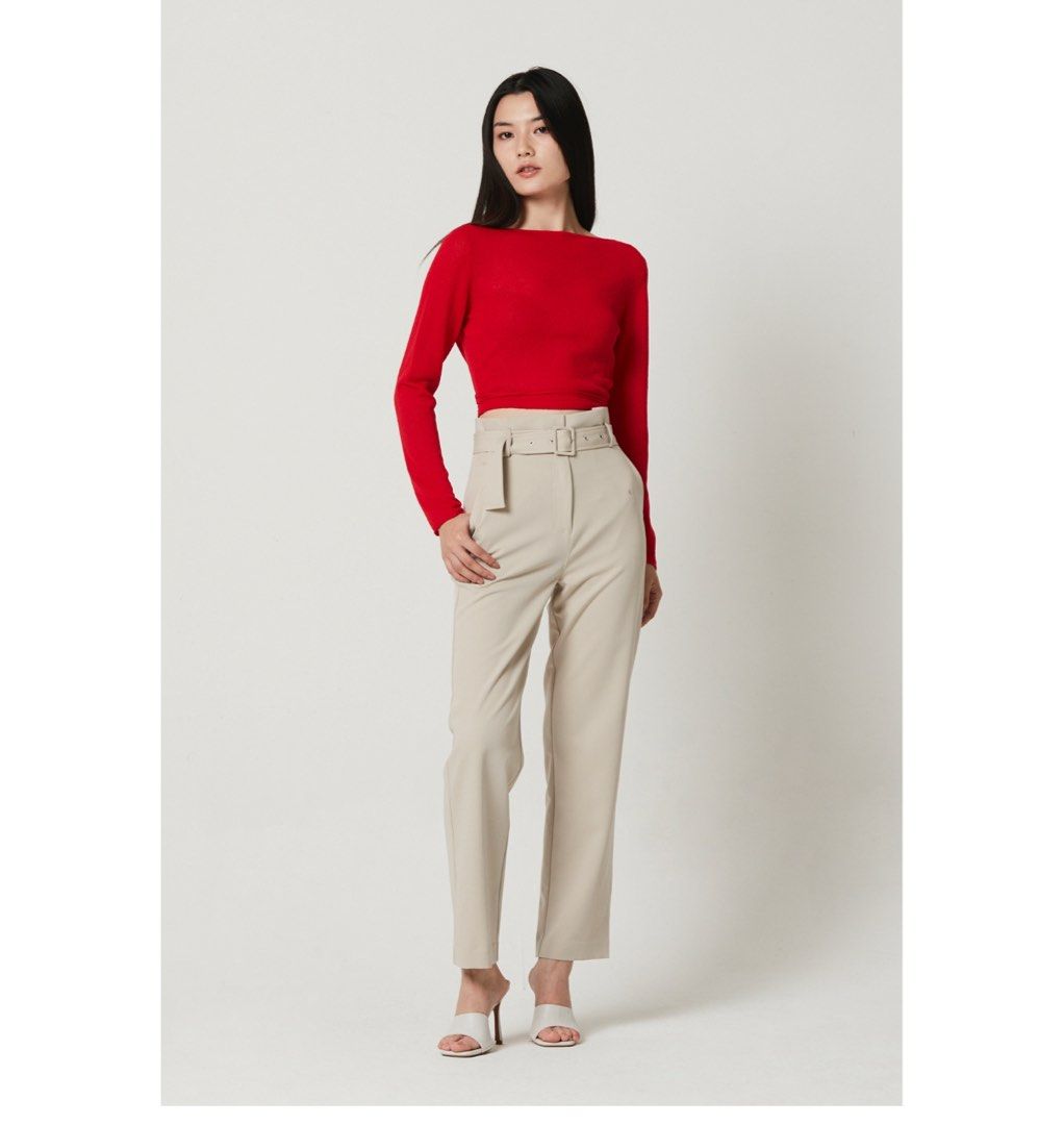 Red wrap best sale cardigan