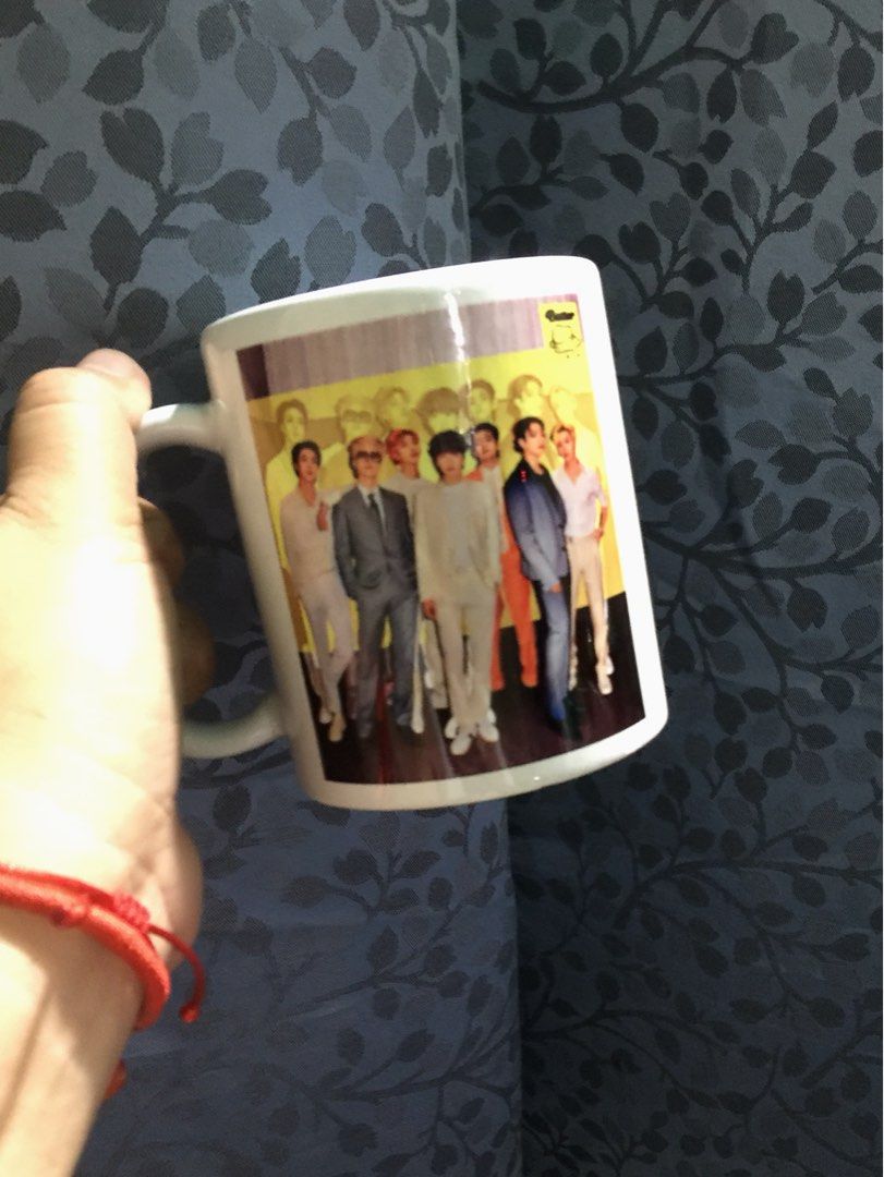 Coffee Mug BTS K-Pop Souvenir Mugs (Category: Coffee & Tea Tableware) located in Taguig. Submitted by mgreyz (Listing ID 1261597704, Image 3). Description: BTS Butter Coffee Mug New.| unofficial merch Available 3pcs. * Payment first policy MoP: Gcash / Seabank Shipping fee not included. — Also accepts personalized and customized design.. Message me for details & inquiry. Or visit GraciesNovelties FB page, Thank you..