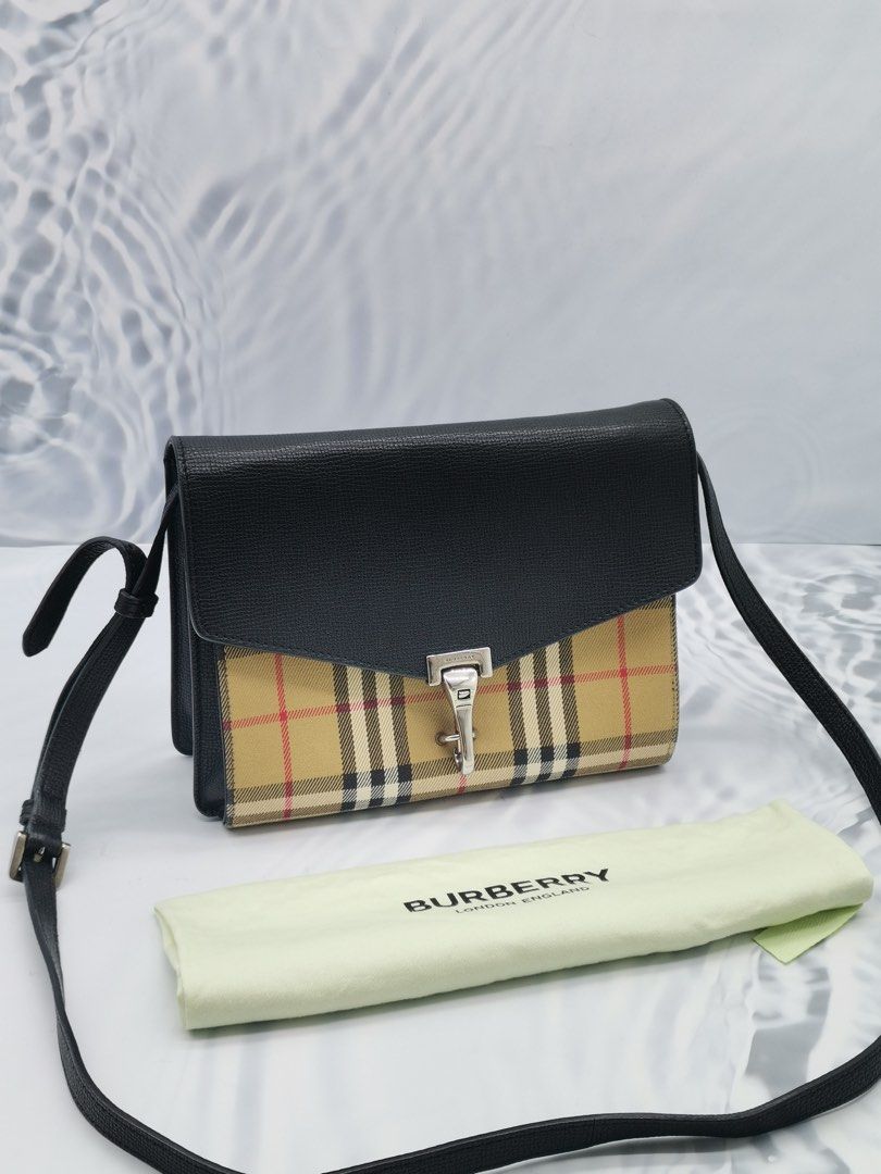 Small macken vintage sales check crossbody bag