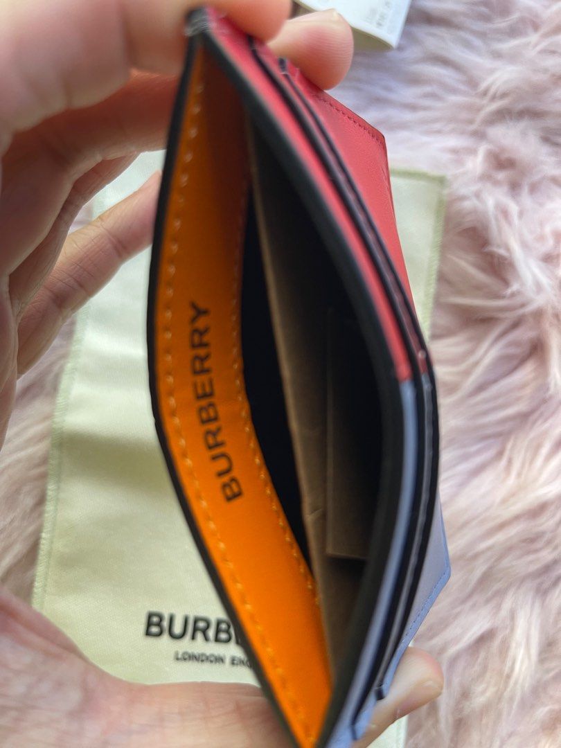 Burberry train ticket card holder store