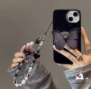 Butterfly Pop socket and phone charm