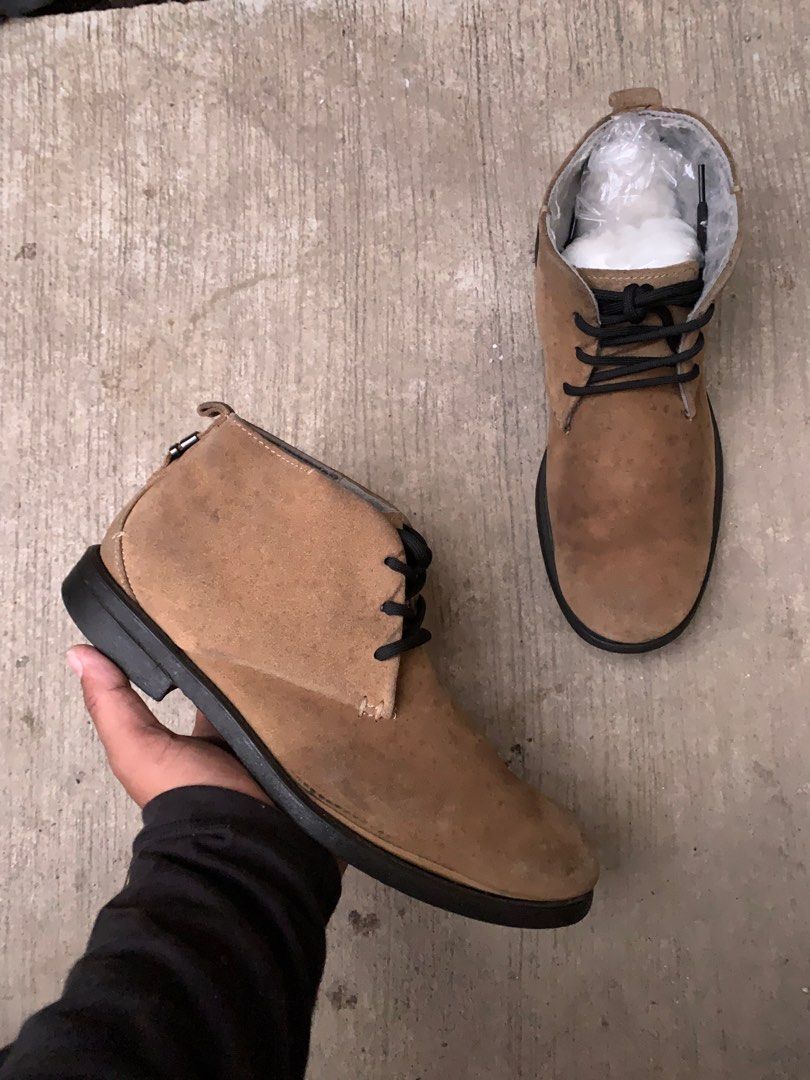 Calvin Klein Suede Boots Size 8.5 mens Men s Fashion Footwear