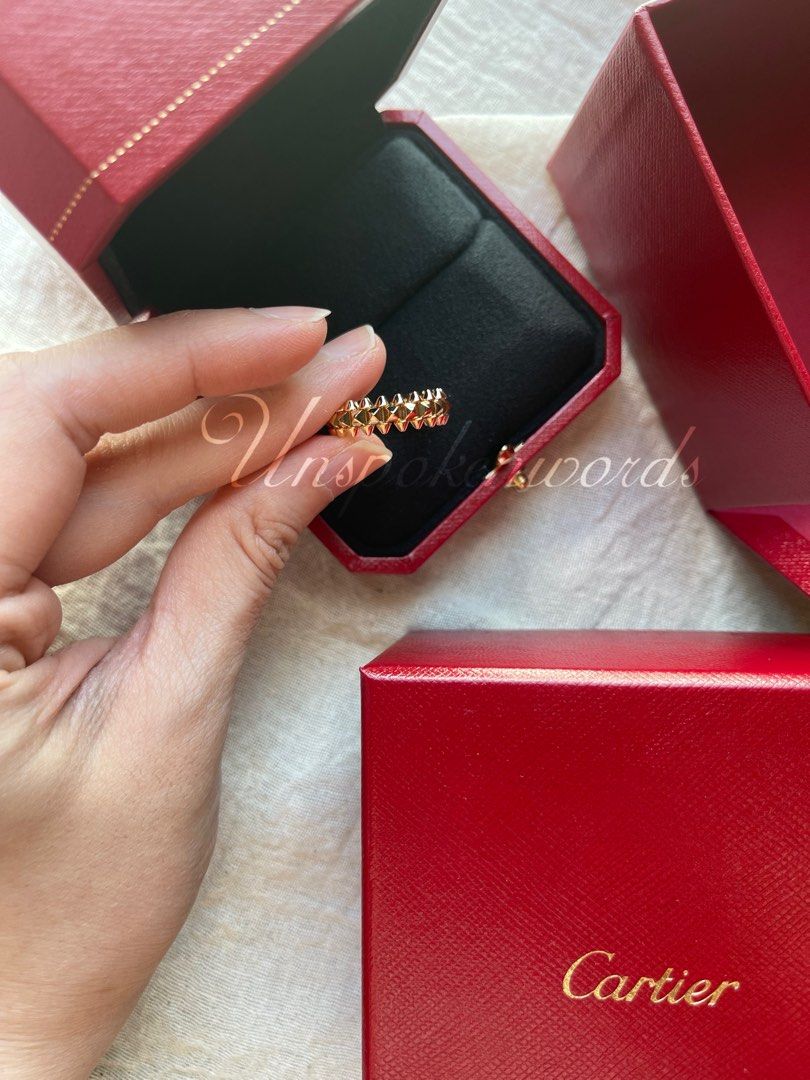 Oct 2023 BELOW RETAIL LOCAL Cartier Clash de Cartier ring Small