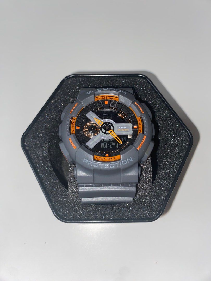 Casio G SHOCK GA 110TG Waterproof Digital Resin Strap LED Light
