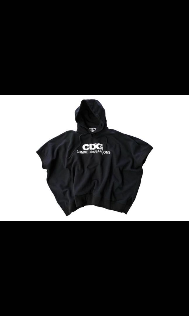 Cdg cheap hoodie white