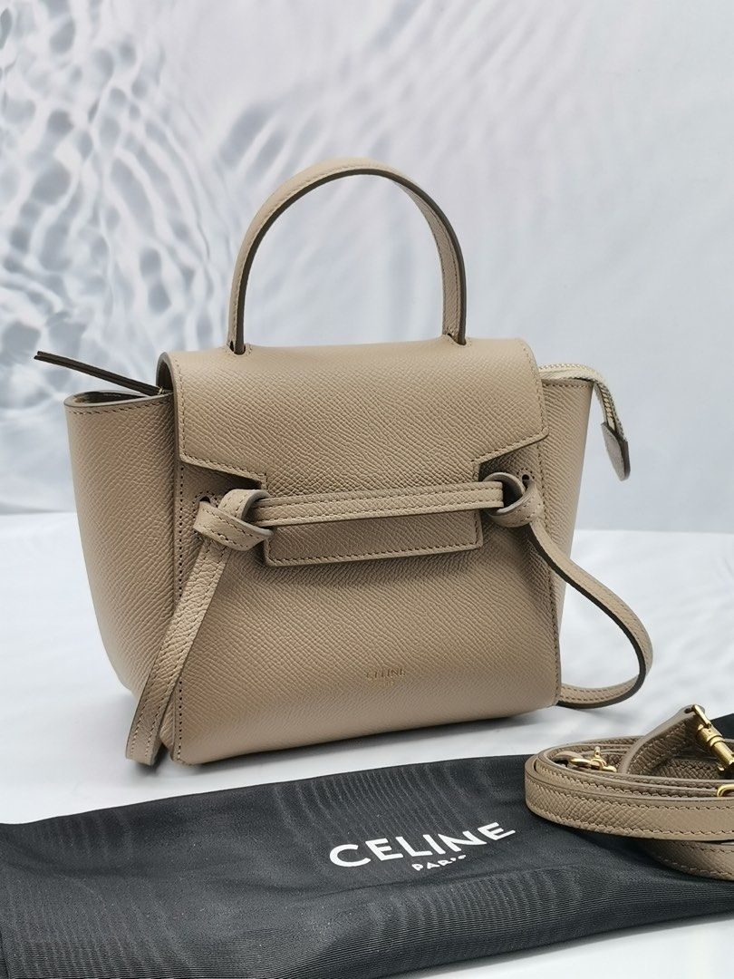 Celine nano belt hotsell bag in grained calfskin