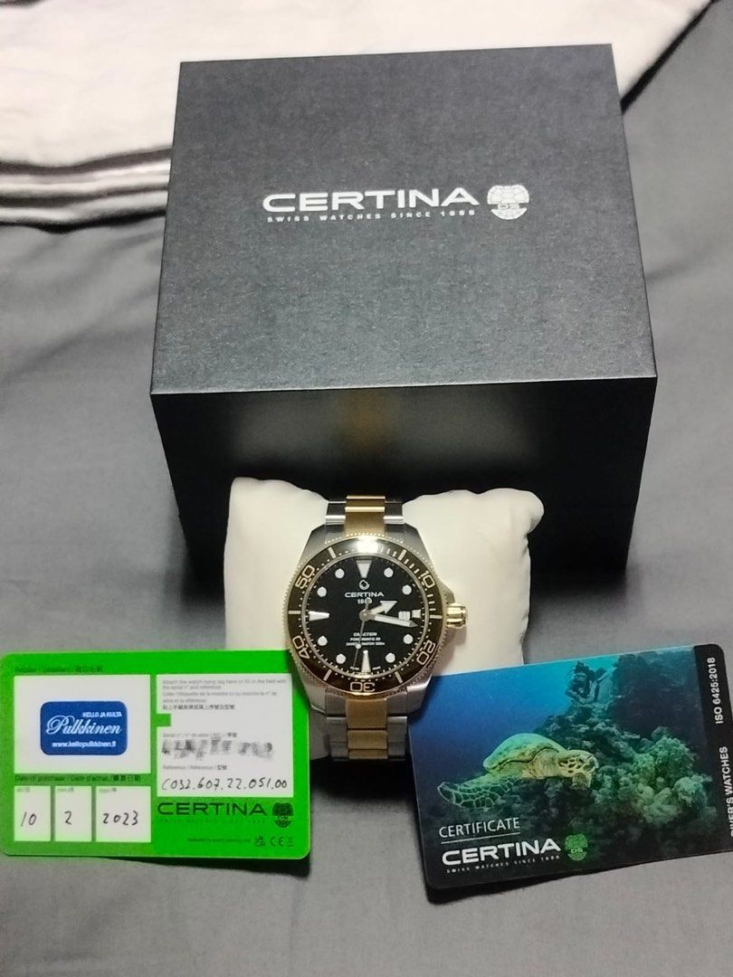 Certina ds action best sale watch