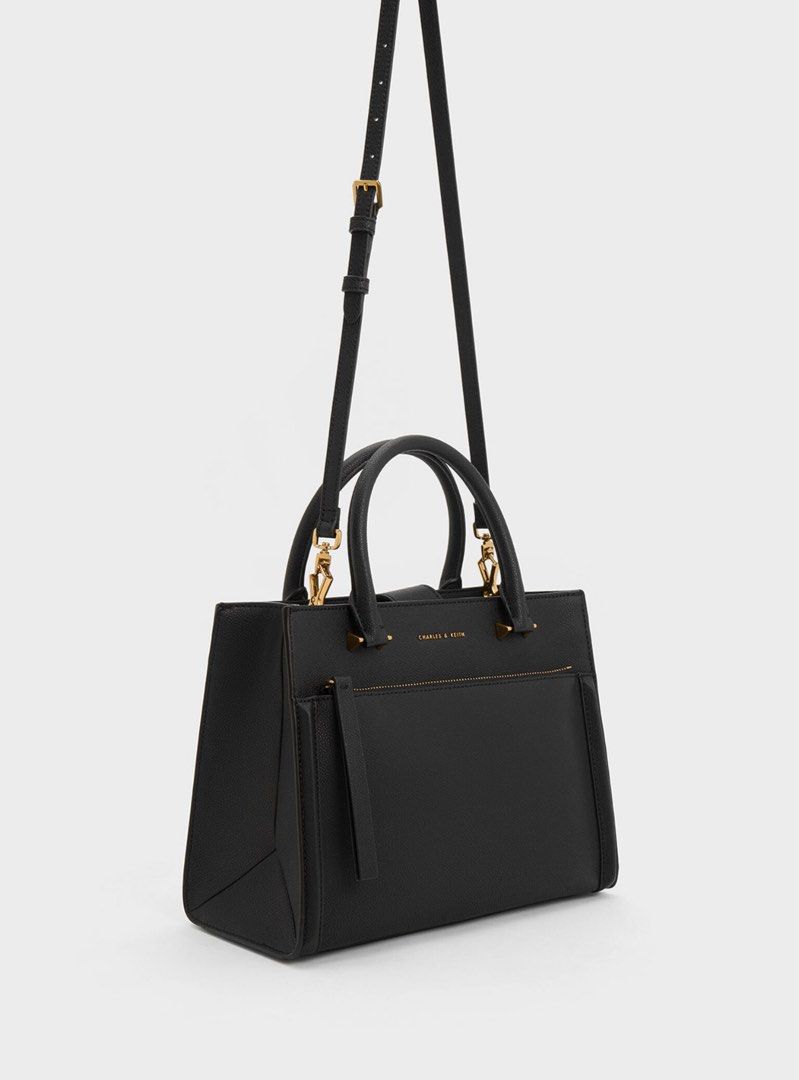 Charles and keith structured tote bag new arrivals