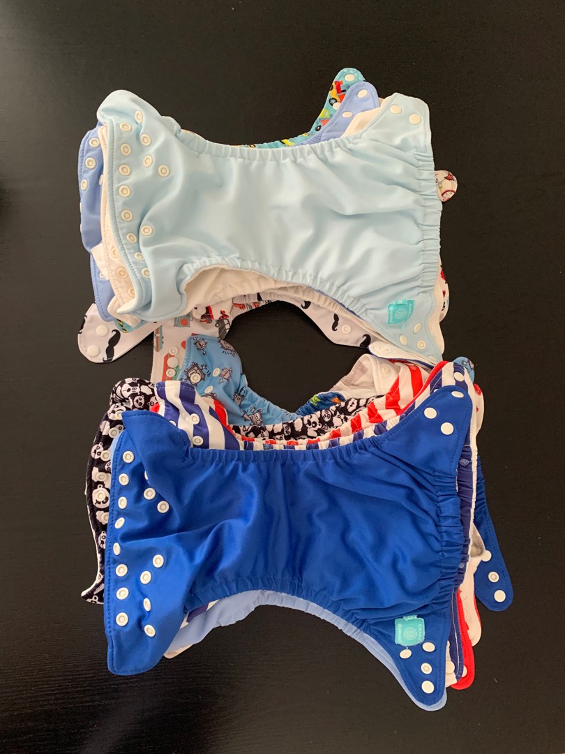 Charlie Banana Cloth Diapers 20 pcs + inserts, Babies & Kids, Bathing