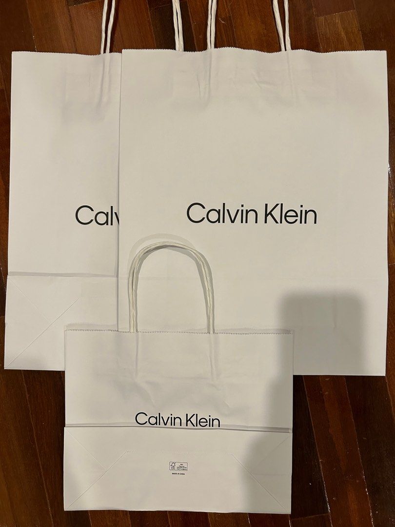 Calvin klein discount paper bag