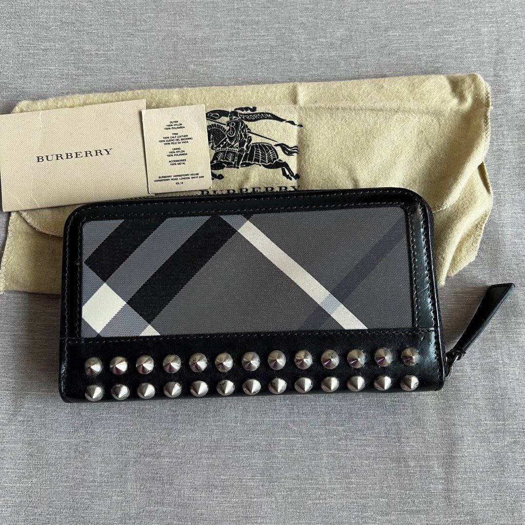Burberry mens wallet best sale clearance