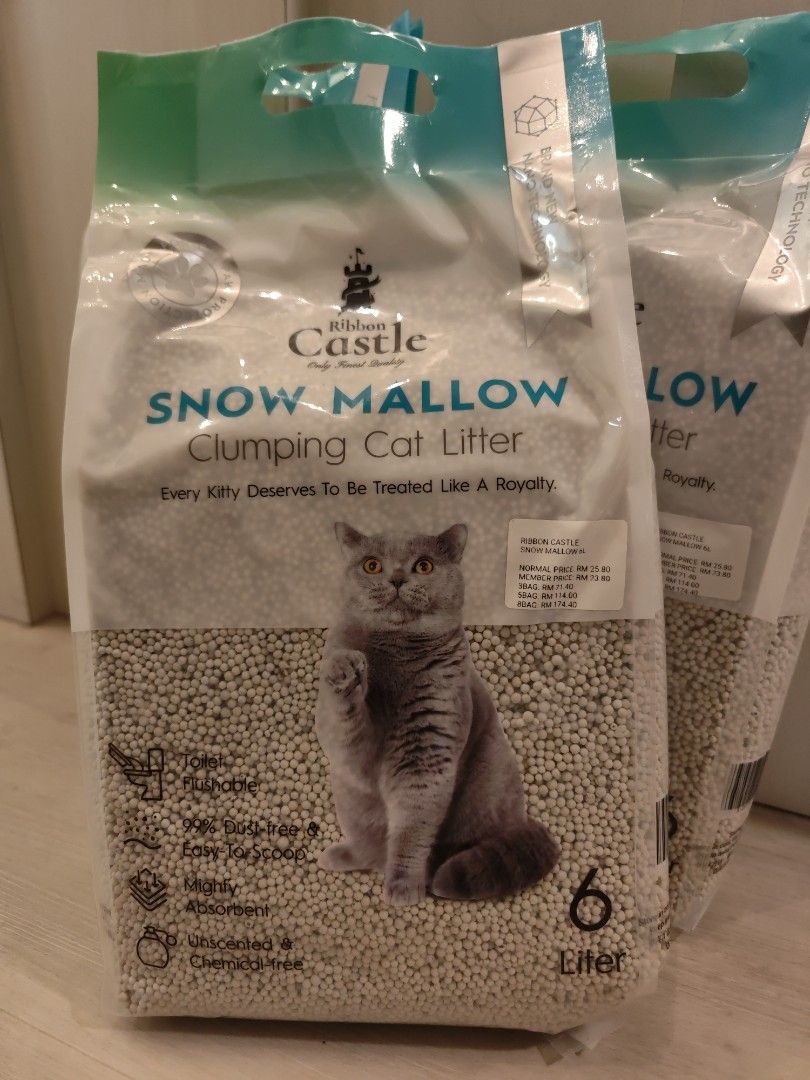 Clumping Cat litter Ribbon Castle (Bundle of 3), Pet Supplies, Homes