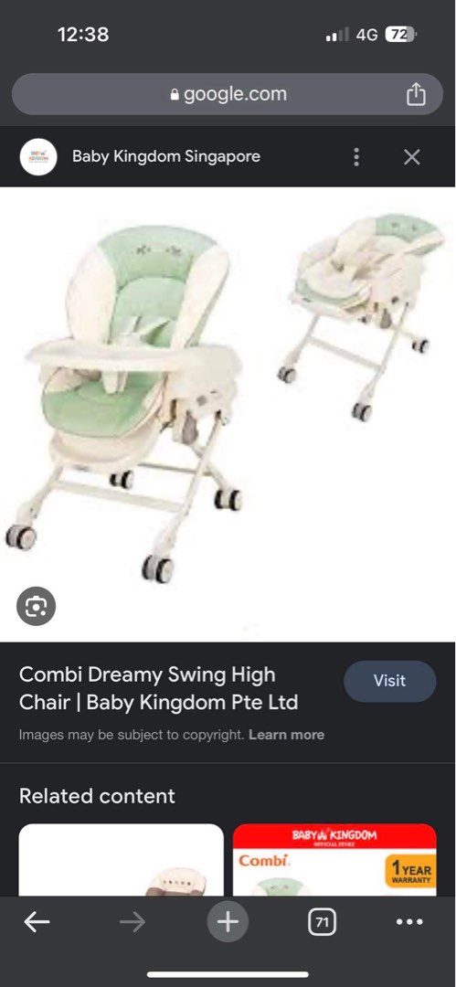 Baby kingdom high chair hot sale