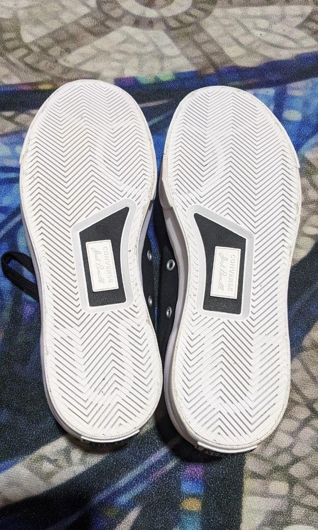 Converse Jack Purcell OX black white wedge sole nirvana grunge