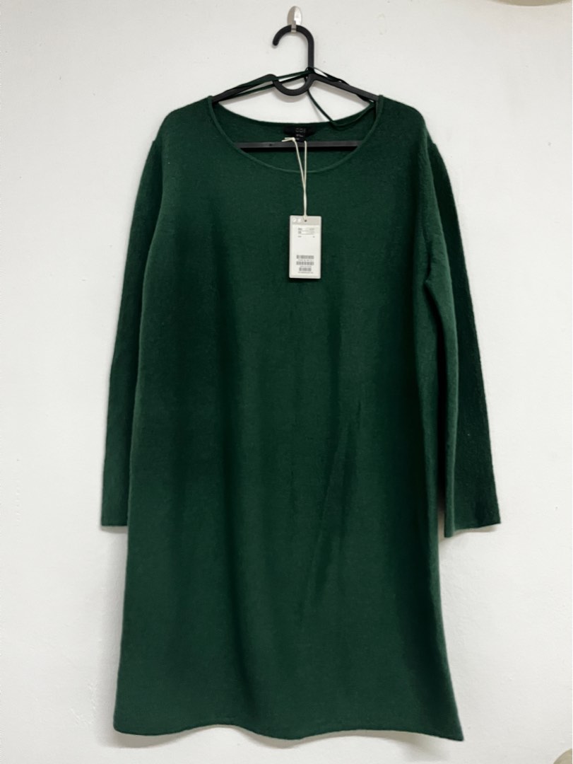 Cos emerald deals green dress