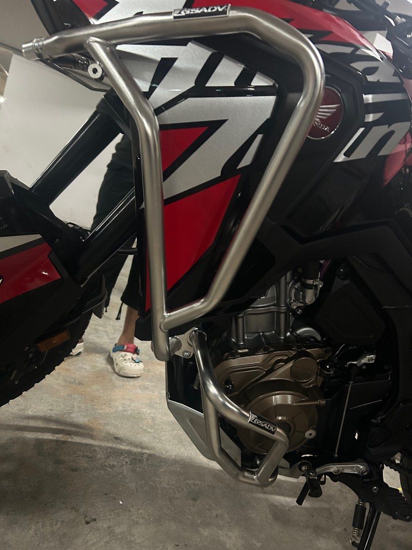 CRF1100 stainless steel crash bar, Motorcycles, Motorcycle Accessories