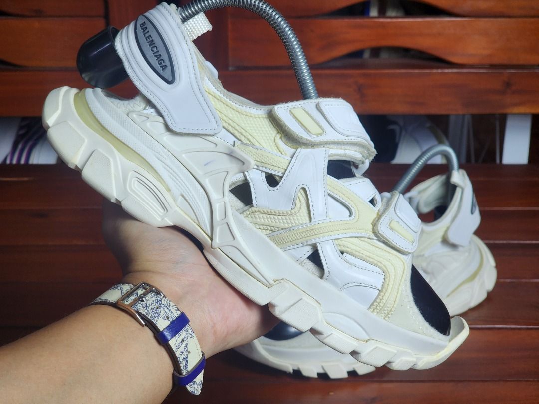 Balenciaga track sandals sale hot sale