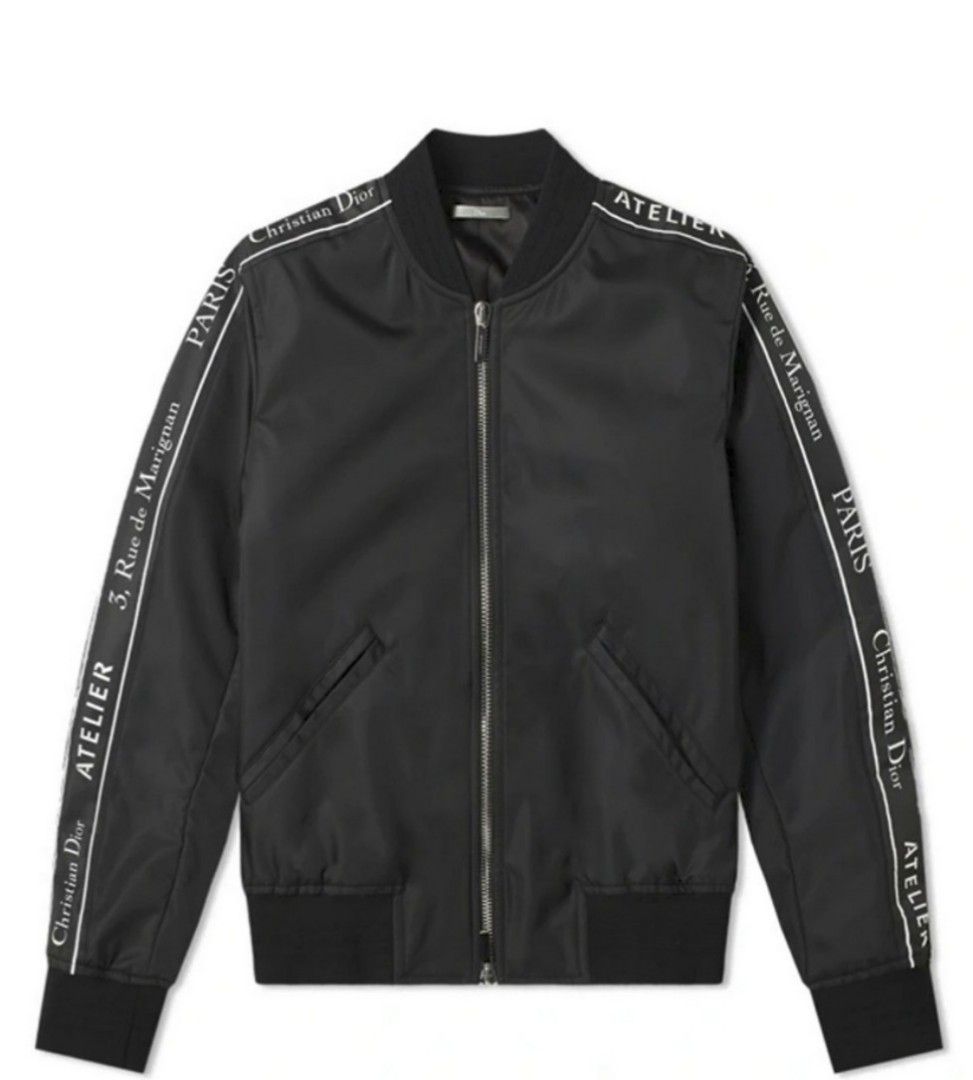 Dior Atelier Black Bomber Jacket