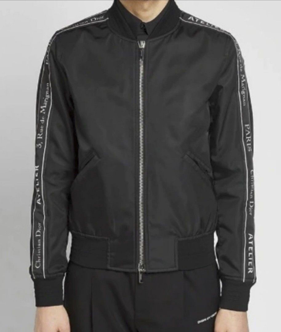 Dior Atelier Black Bomber Jacket