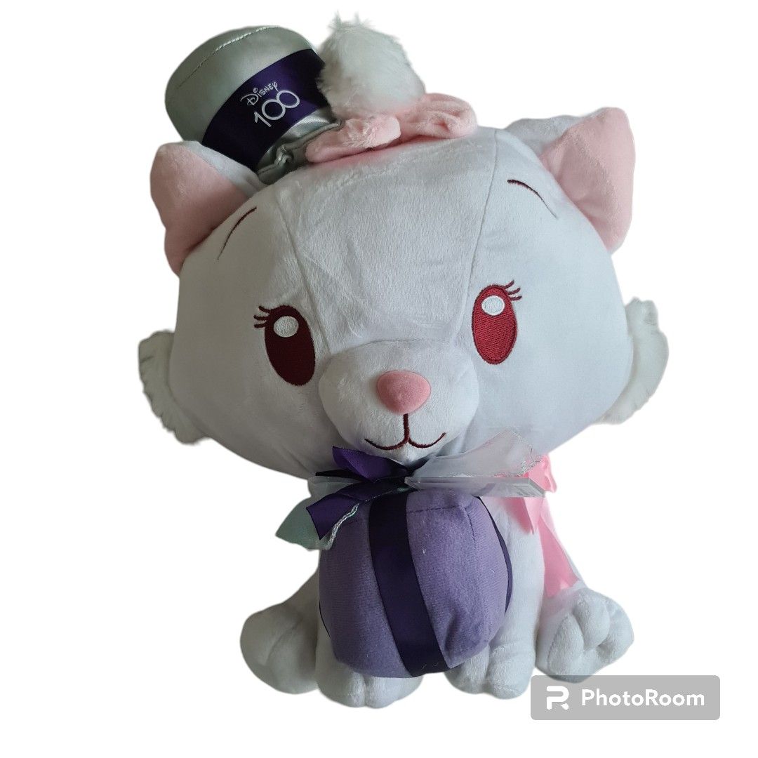 Disney 100 Marie Aristocats Cat Plush (Present), Hobbies & Toys, Toys ...