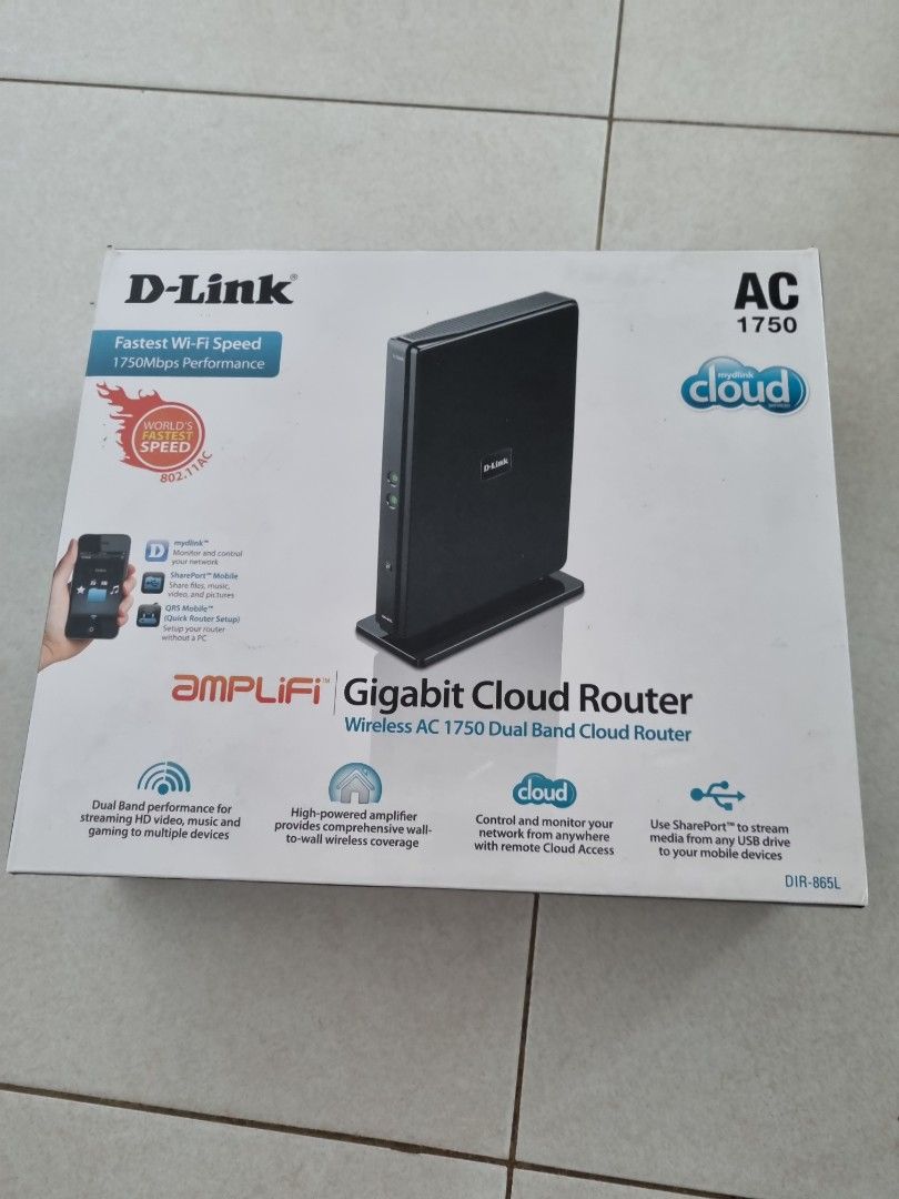 D-Link Gigabit cloud router, Computers & Tech, Parts & Accessories ...