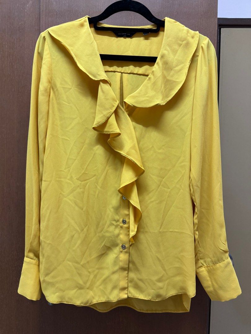 Dorothy perkins yellow blouse online